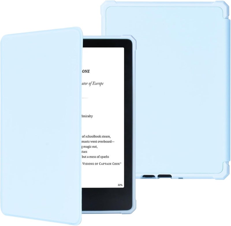 FUWANG Case for Kindle 6 inch 2024 and 2022 Releases Only (11 Generation) - Ultra Slim Lightweight Premium PU Leather Folio Cover with Auto Wake/Sleep Fits Kindle 6'' 11th Generation 2024/2022 - Image 1